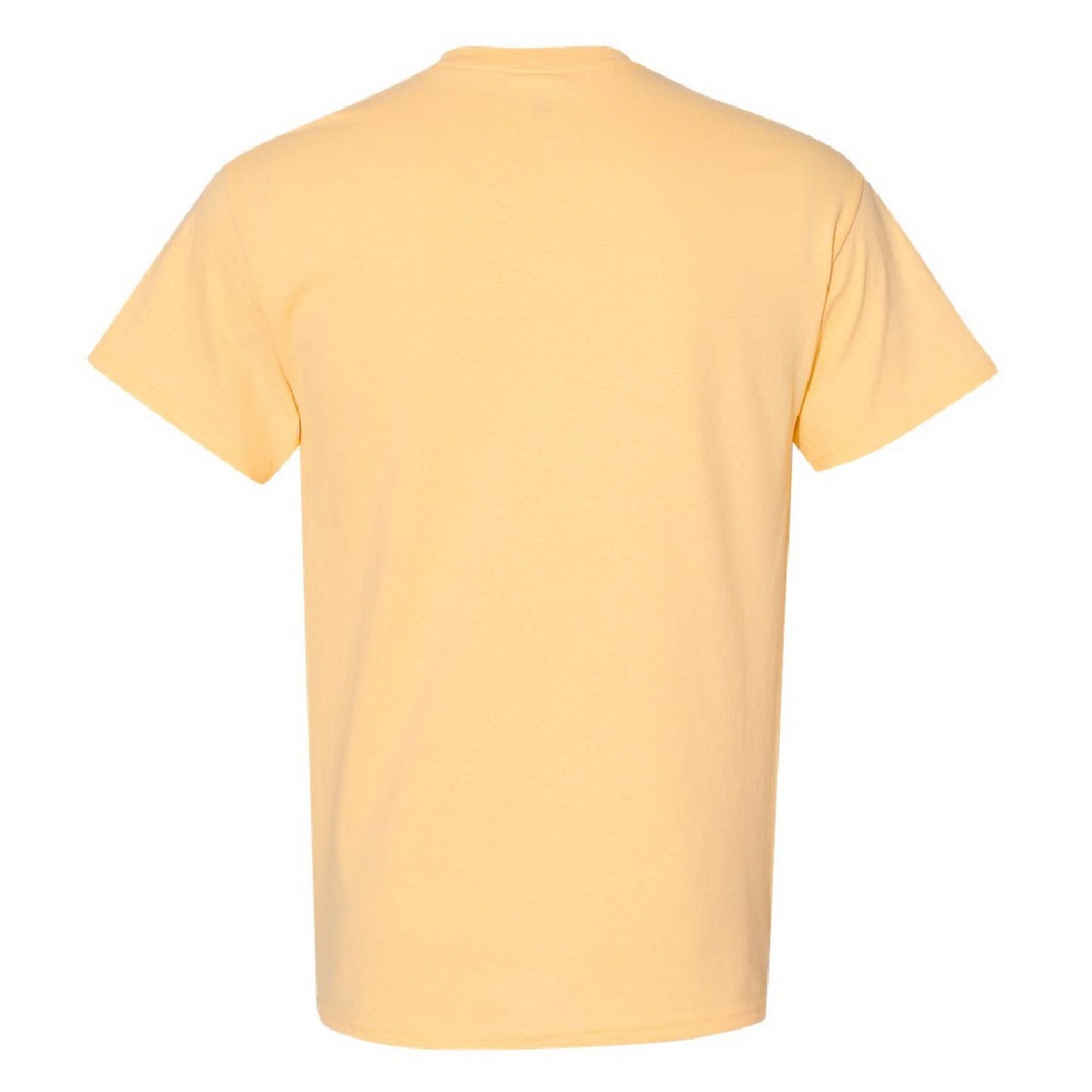 Maglietta Maniche Corte Uomo Gildan Giallo 2/2