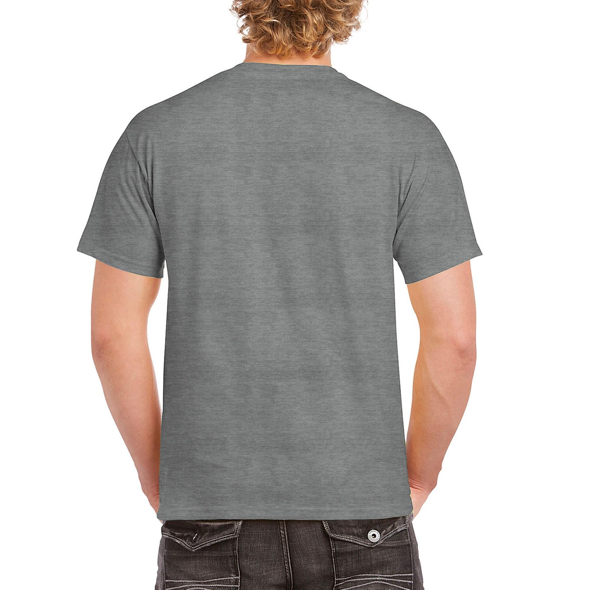 Mens Heather Heavy TShirt (Graphite Heather) 2/2