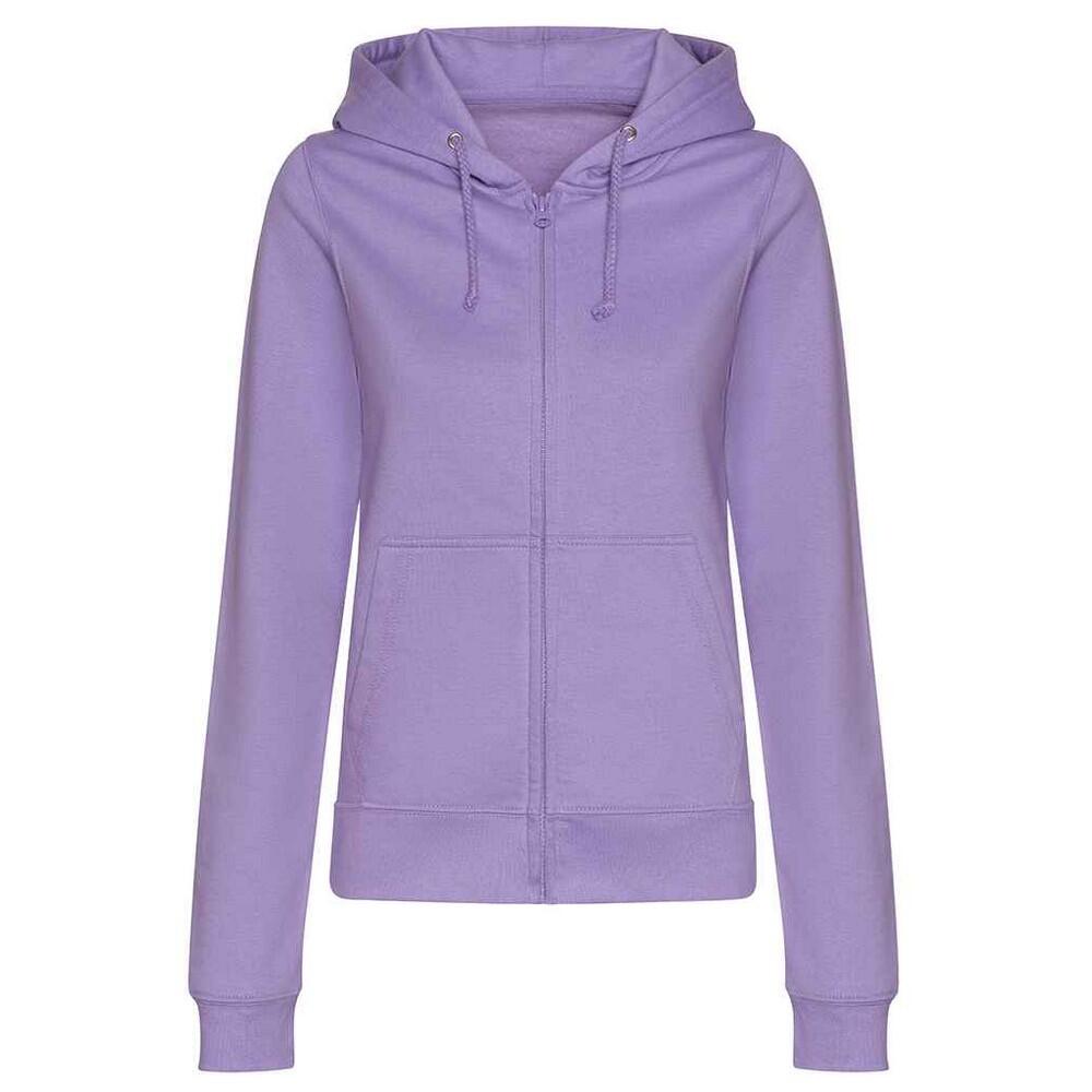 AWDIS Womens/Ladies College Zoodie Hoodie (Digital Lavender)