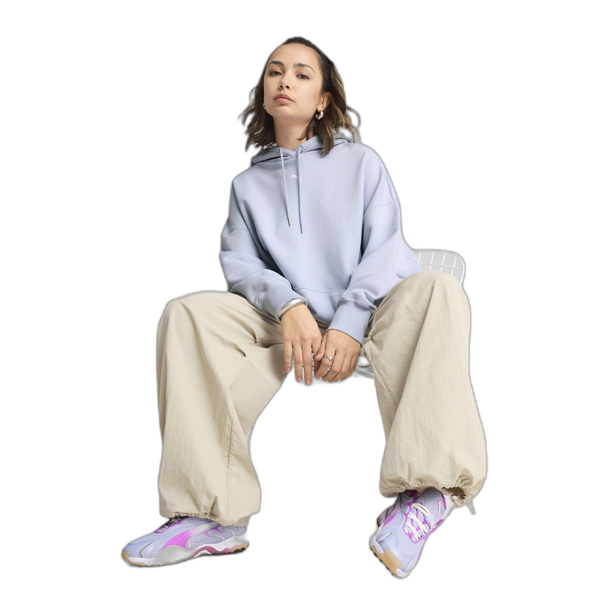 Sweatshirt à capuche oversize femme Puma Essentials TR 2/7