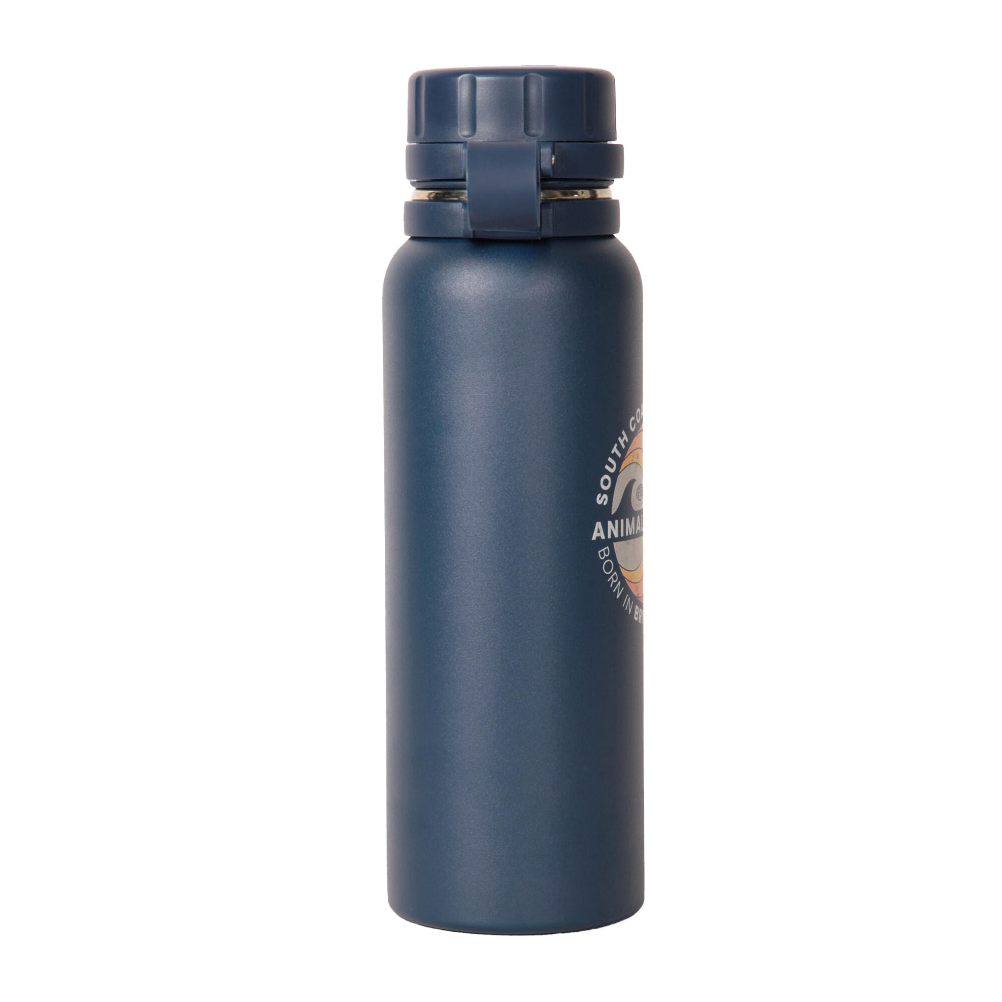 Logo 650ml Drink Flask (Navy) 3/4