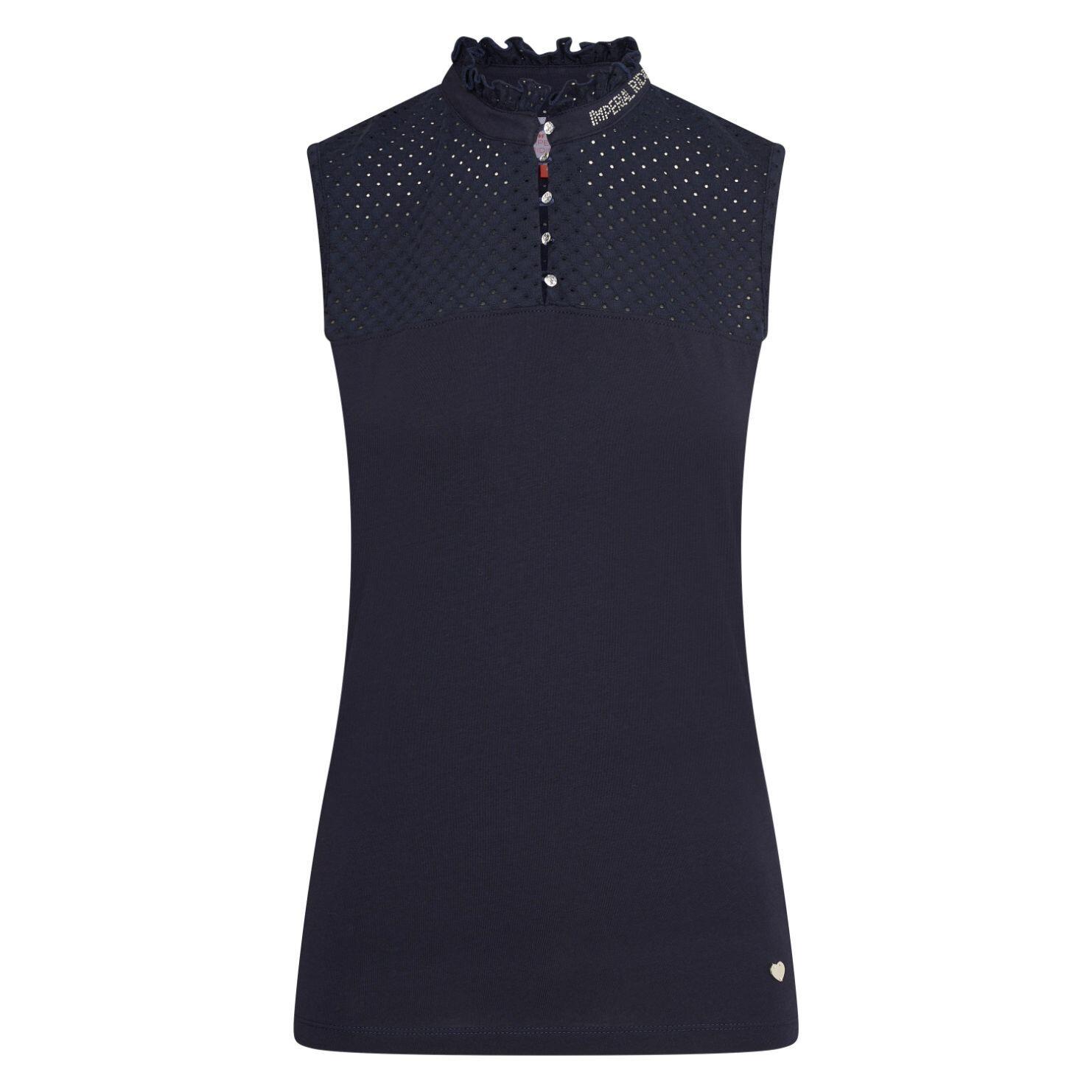 IMPERIAL RIDING Girls' sleeveless riding polo shirt Imperial Riding Camee