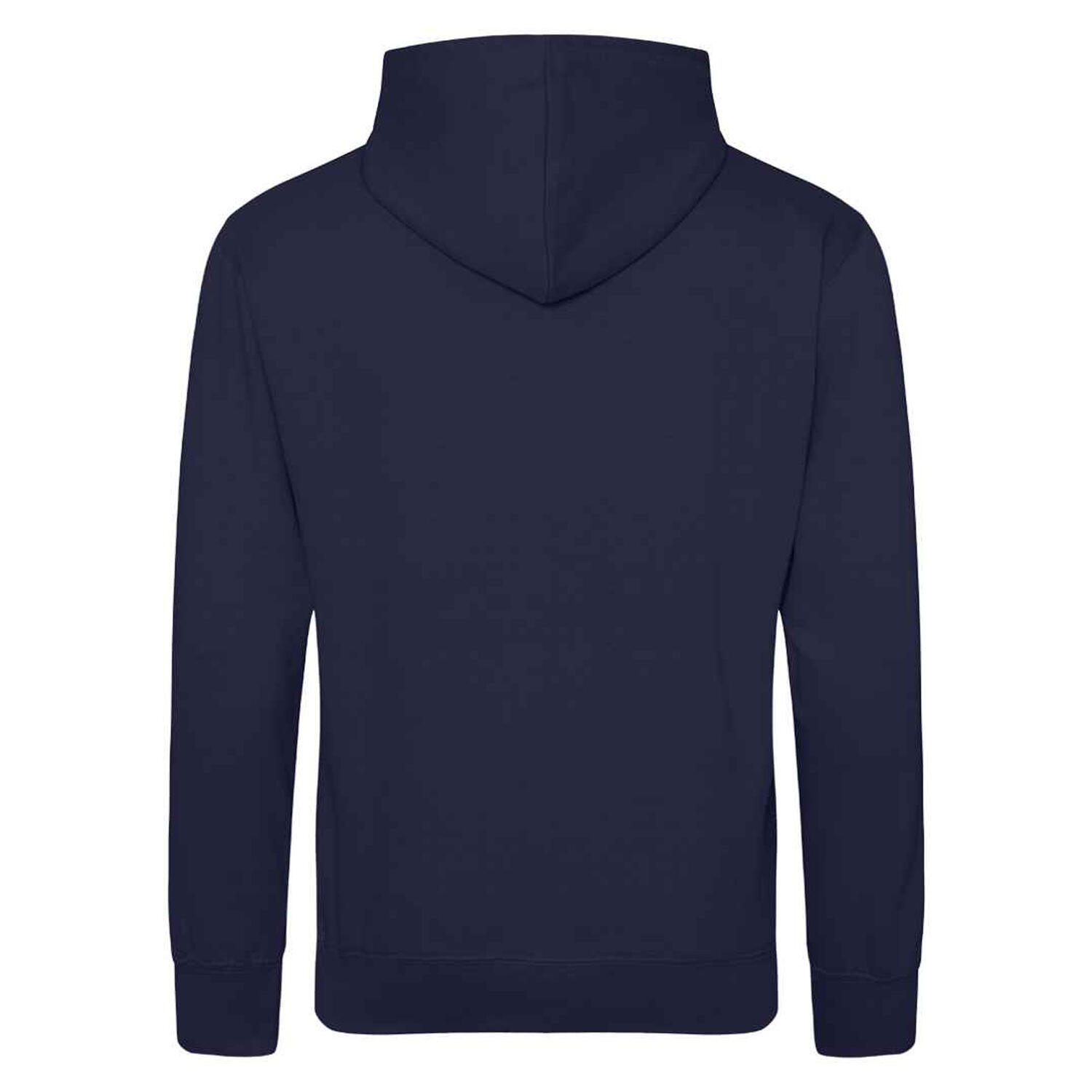 Just Hoods Mens Chunky Pullover Hoodie (Oxford Navy) 2/2