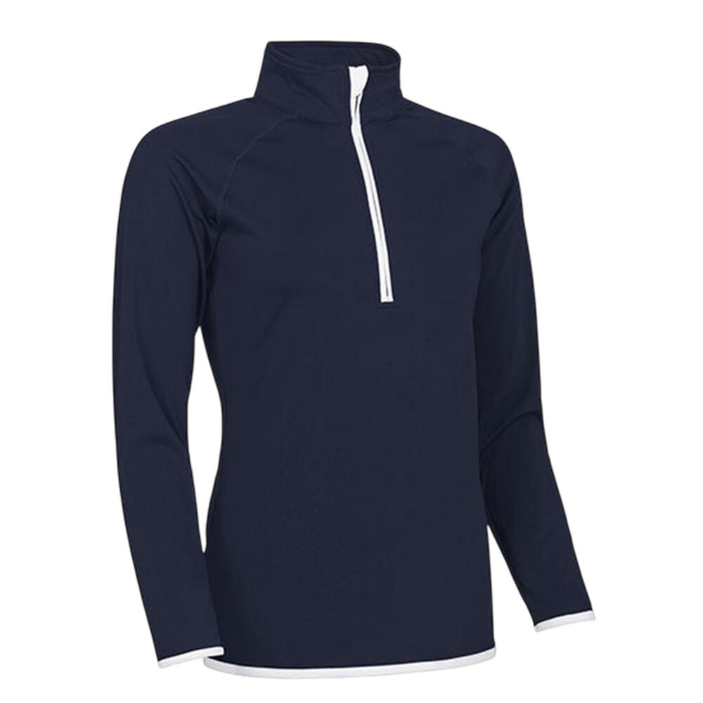 Pull Femme (Bleu Marine Français / Blanc Arctique) 2/2