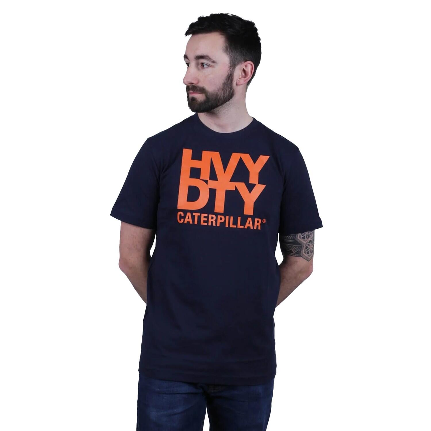 Mens Trademark Logo Heavy Duty TShirt (Eclipse Blue) 4/5