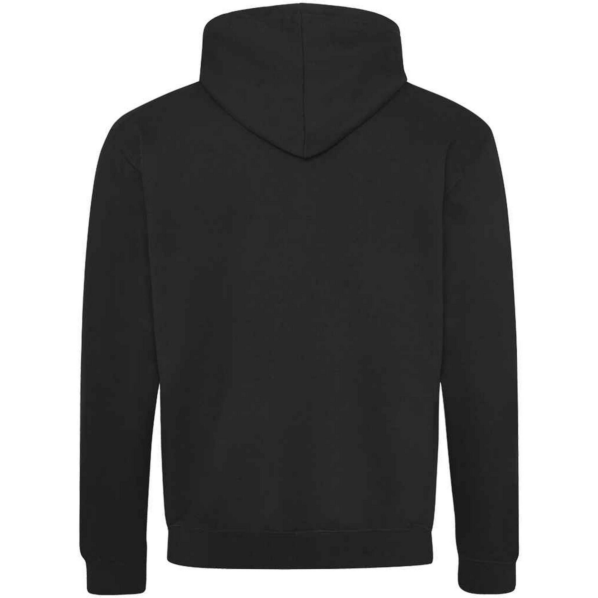 Veste À Capuche VARSITY Homme (Noir Vif / Orange Vif) 2/3