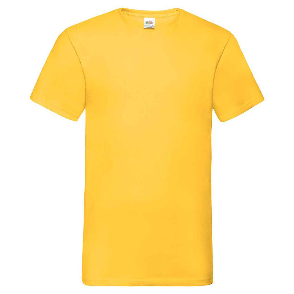 Tricou Drumeții În Natură Fruit Of The Loom Valueweight V Neck Adulți