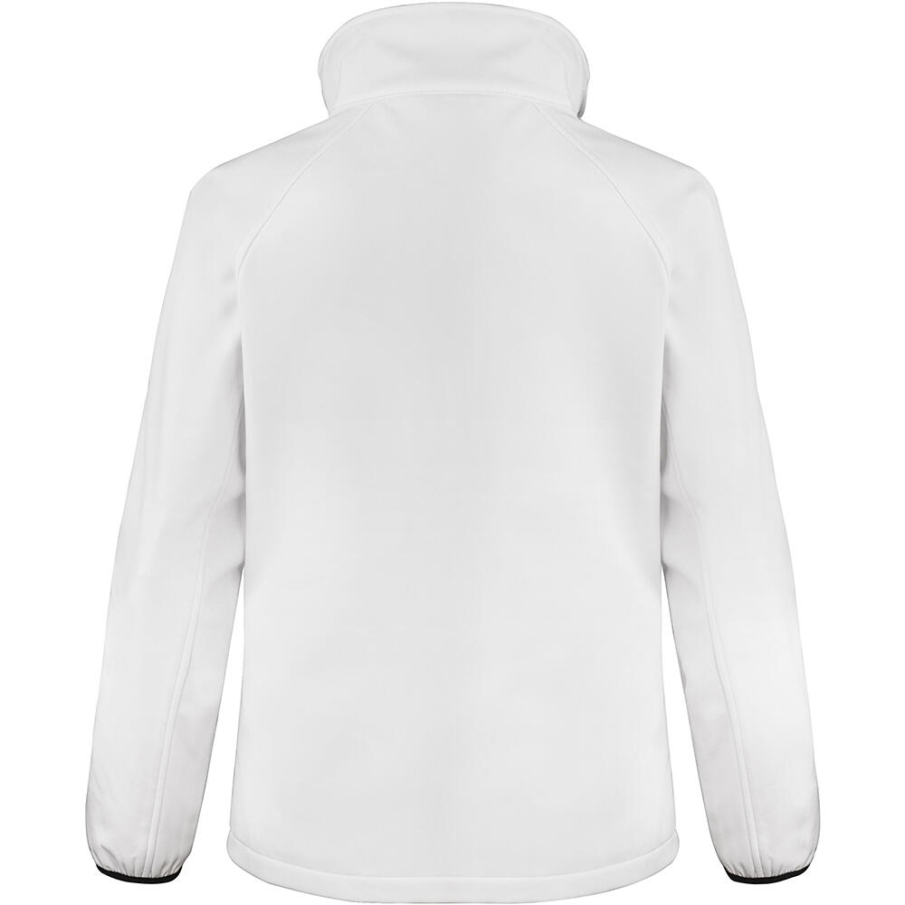 Core SoftshellJacke, bedruckbar Damen Weiß/Schwarz 2/4