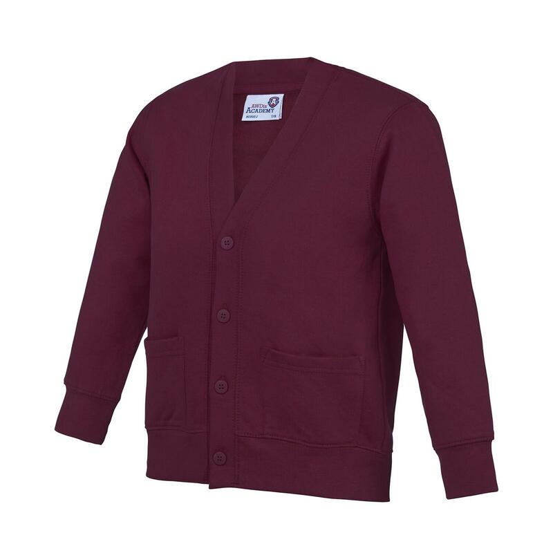 Cardigan ACADEMY Enfant (Bordeaux)