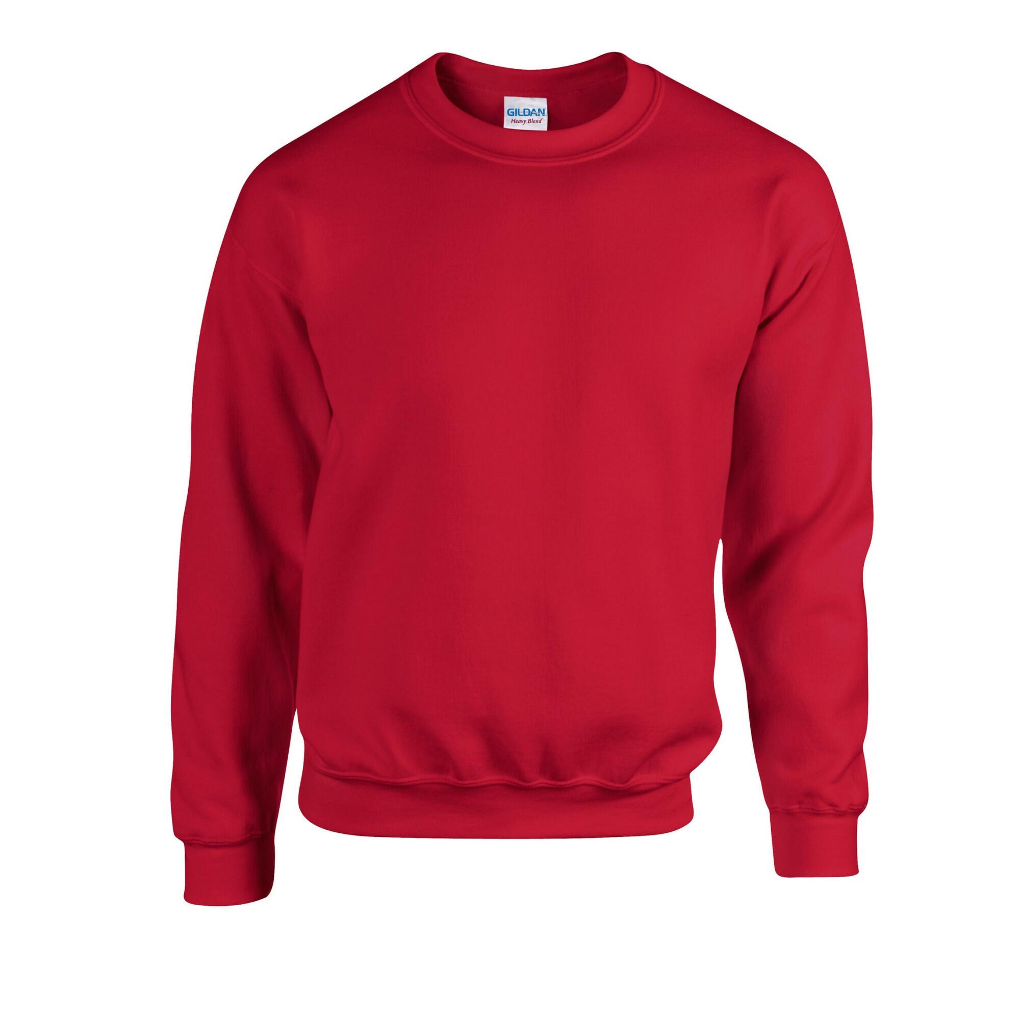 Mens Heavy Blend Sweatshirt (Cherry Red) GILDAN Decathlon