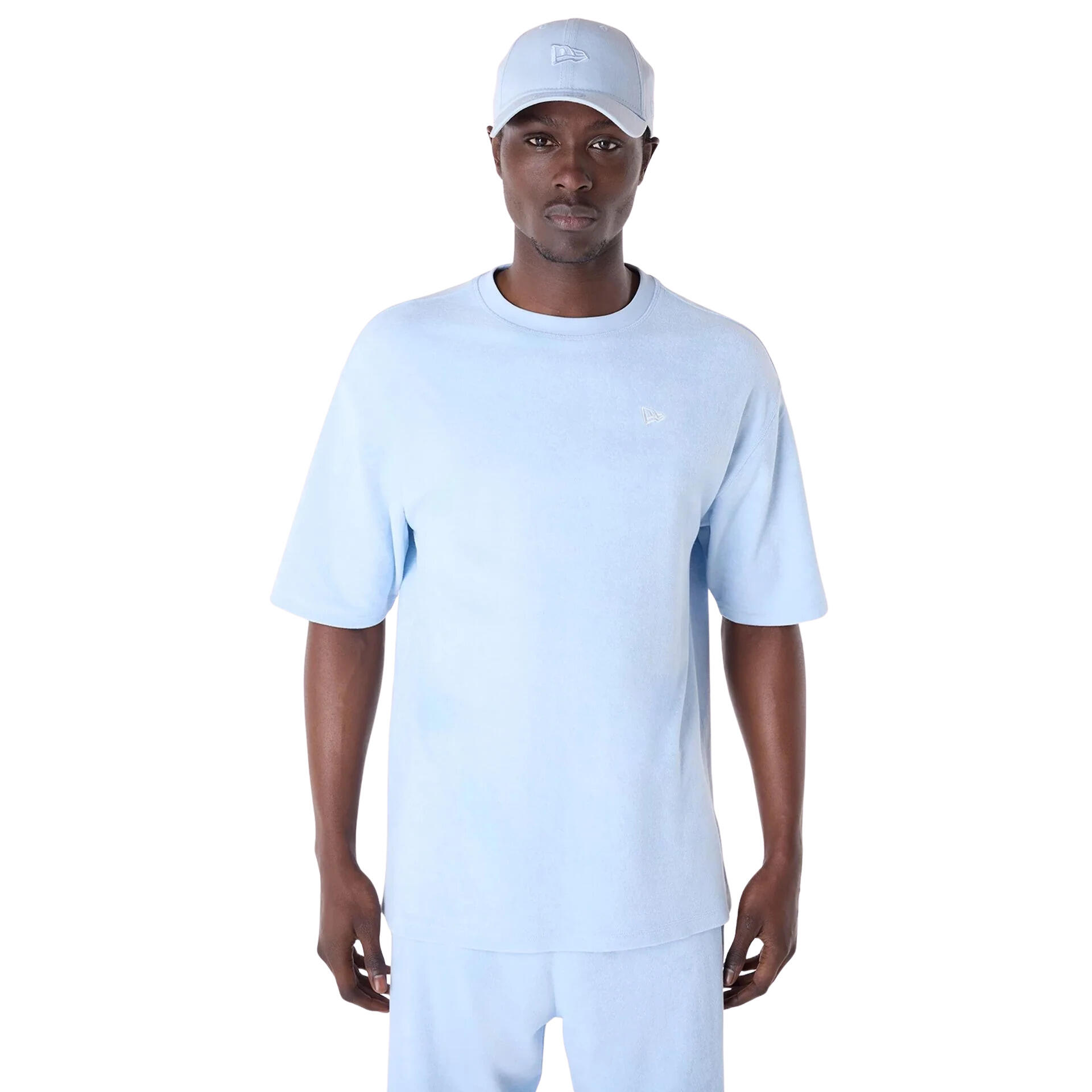 New Era - T-shirt New Era Oversize Towelling - T-shirt Manches Courtes - Bleu - 44 L - Decathlon