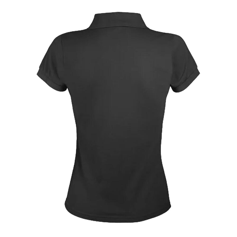 Polo PRIME Femme (Gris Foncé Uni) 2/3