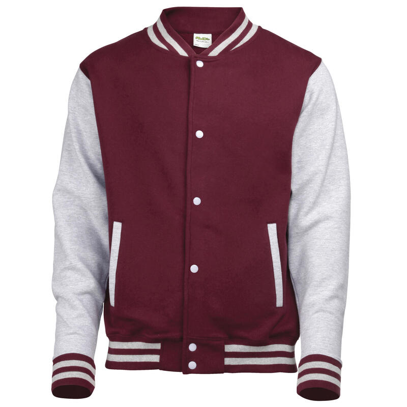 Veste Scolaire Enfant Unisexe (Bordeaux/Gris)