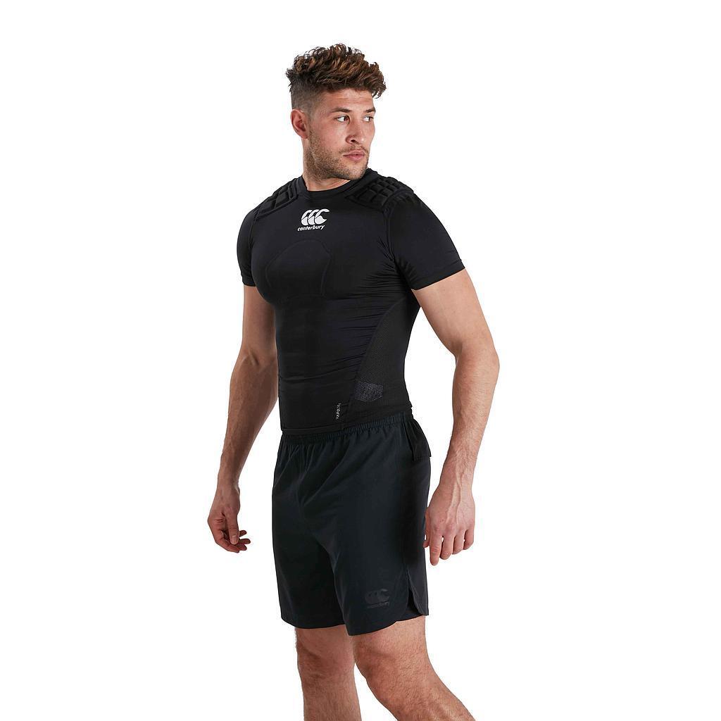 CANTERBURY Logo Protection Vest (Black/White/Silver)