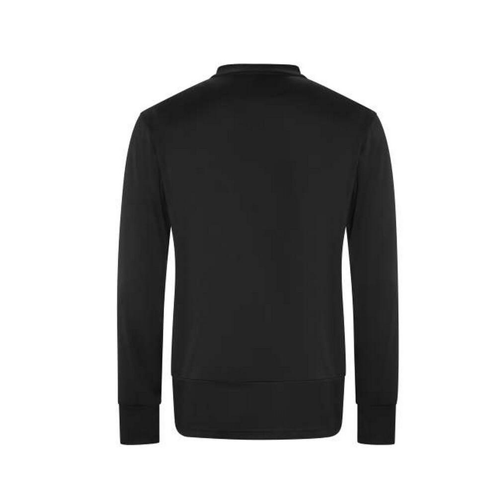 Camiseta Active de Manga Larga para Adultos Unisex Negro Azabache 2/2