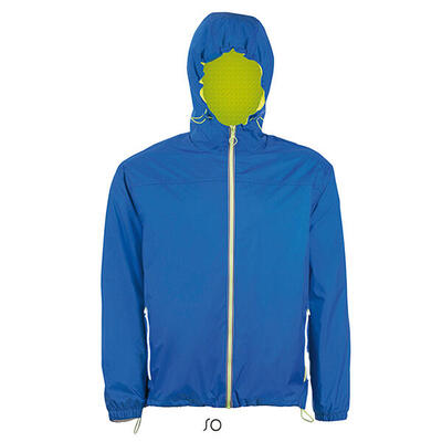 Skate gevoerde windjack voor volwassenen (zwart/rood)