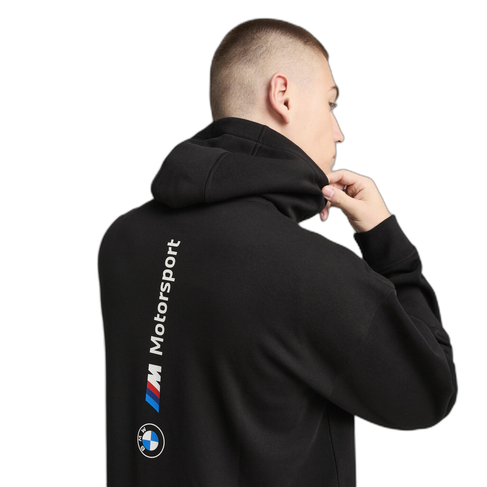 Felpa con cerniera a cappuccio Puma BMW MMS Essentials+ Fleece 7/7