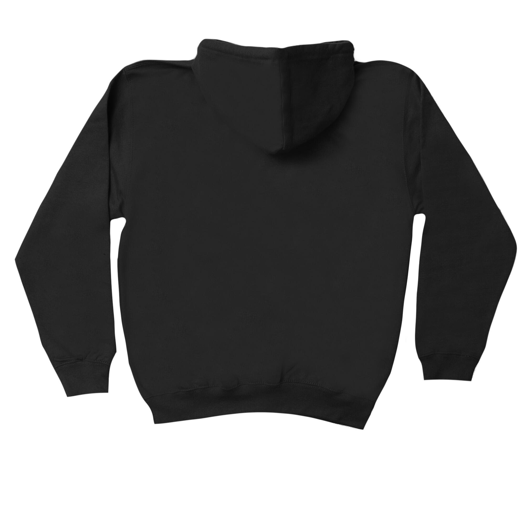 Kapuzen Pullover Varsity Kinder Jet Black / Heather Grey 2/2