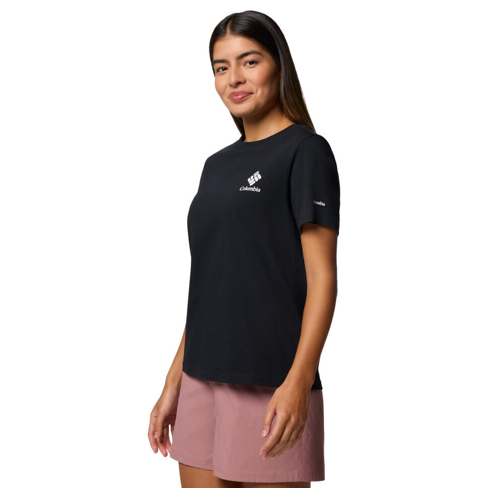 T-shirt sportowy z krótkim rękawem damski Rolling Bend Graphic SS Tee