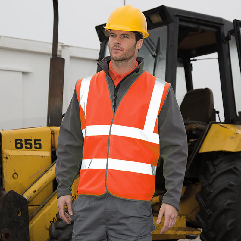 Gilet Haute Visibilité Homme (Orange Fluo)