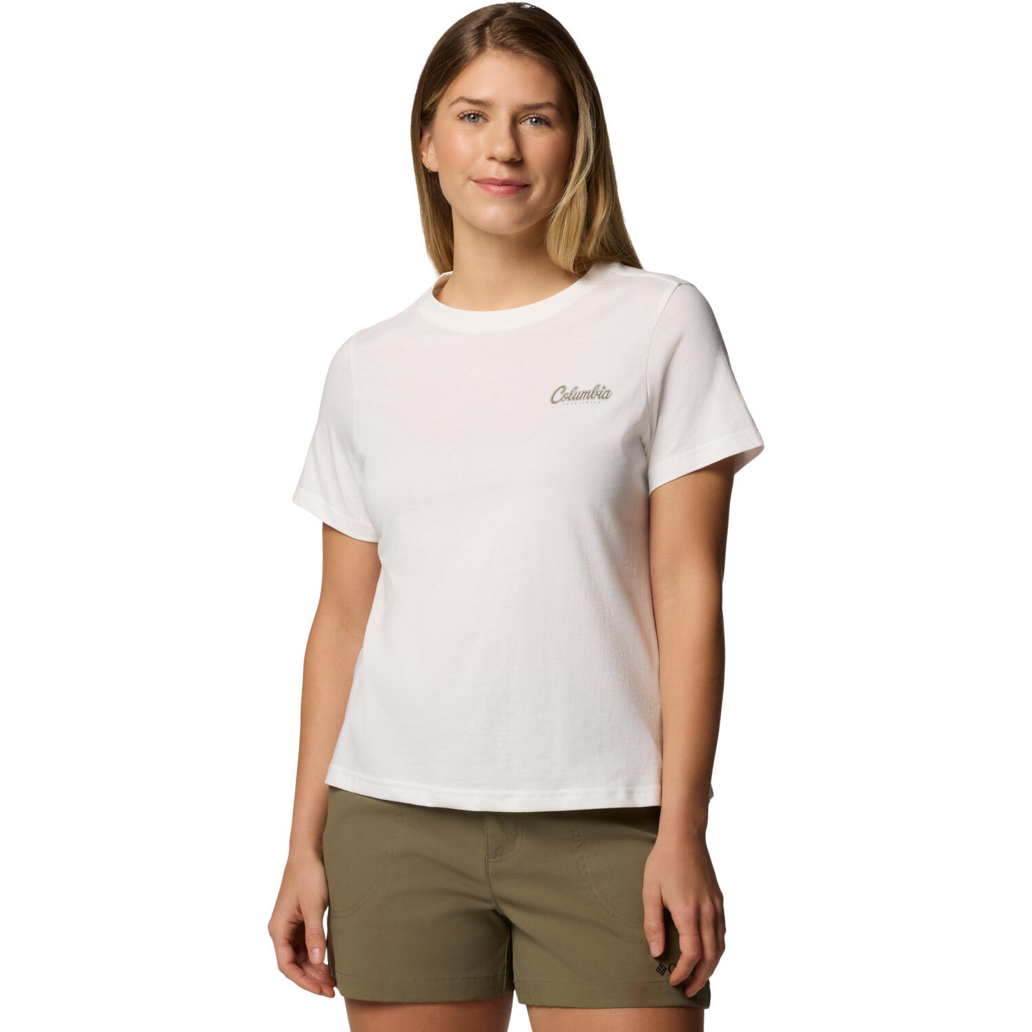 T-shirt sportowy z krótkim rękawem damski Rolling Bend Graphic SS Tee 1/4