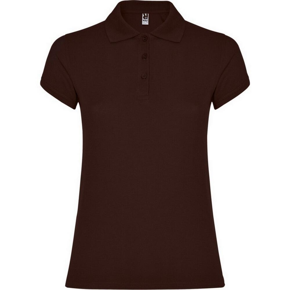 Roly - Polo Star Femme (chocolat) - T-shirt Manches Courtes - Marron - 56 3xl - Decathlon
