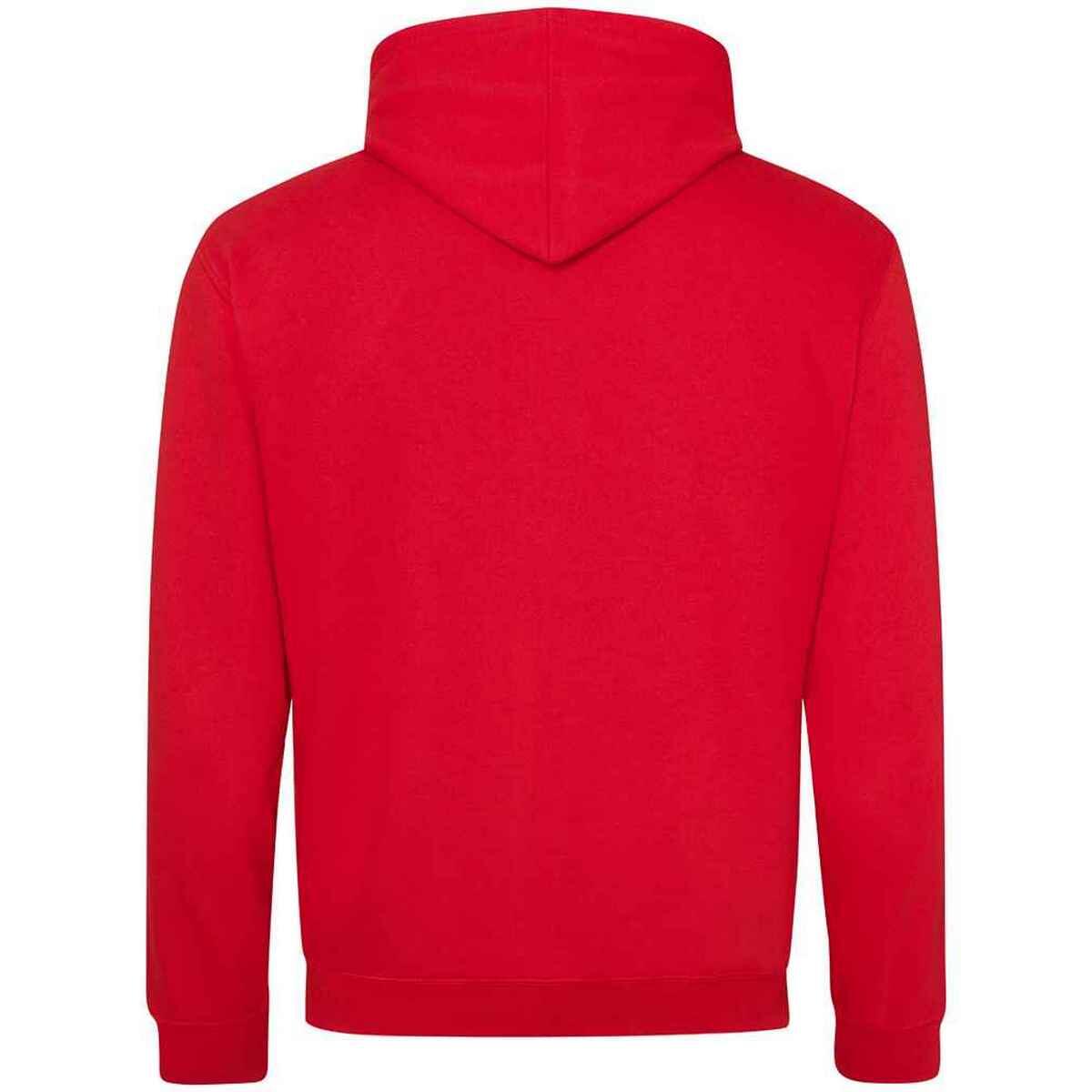 "Varsity" Kapuzenpullover für Damen Feuerrot/Pechschwarz 2/2