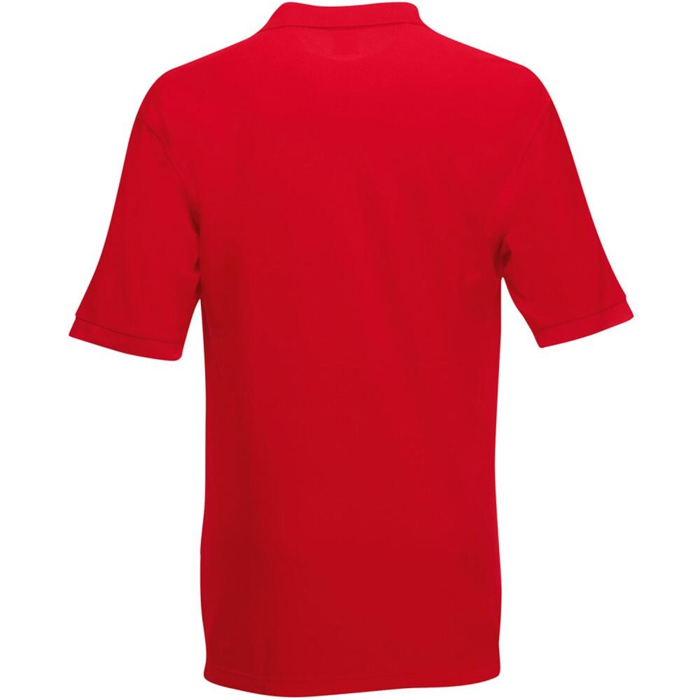 6535 Piqué PoloShirt, Kurzarm Herren Rot 2/2