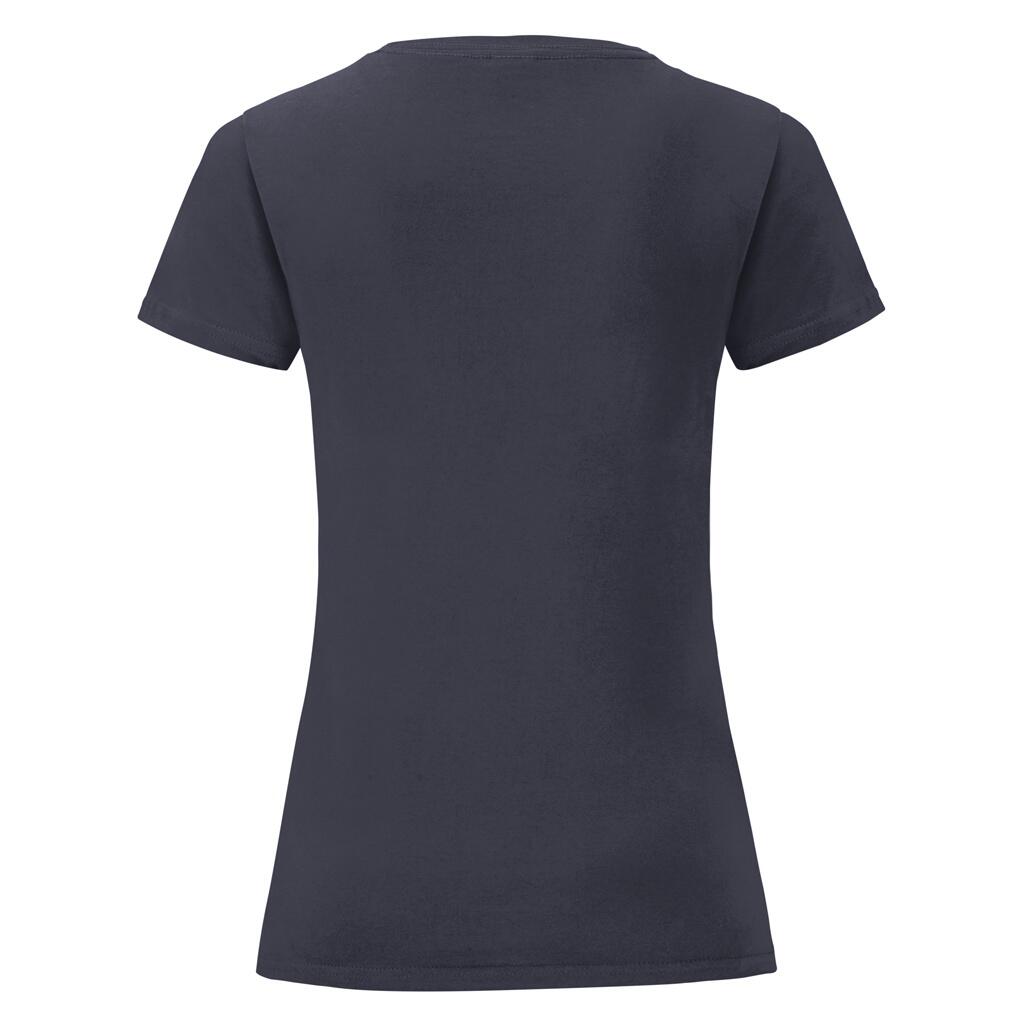 Womens/Ladies Iconic TShirt (Deep Navy) 2/3