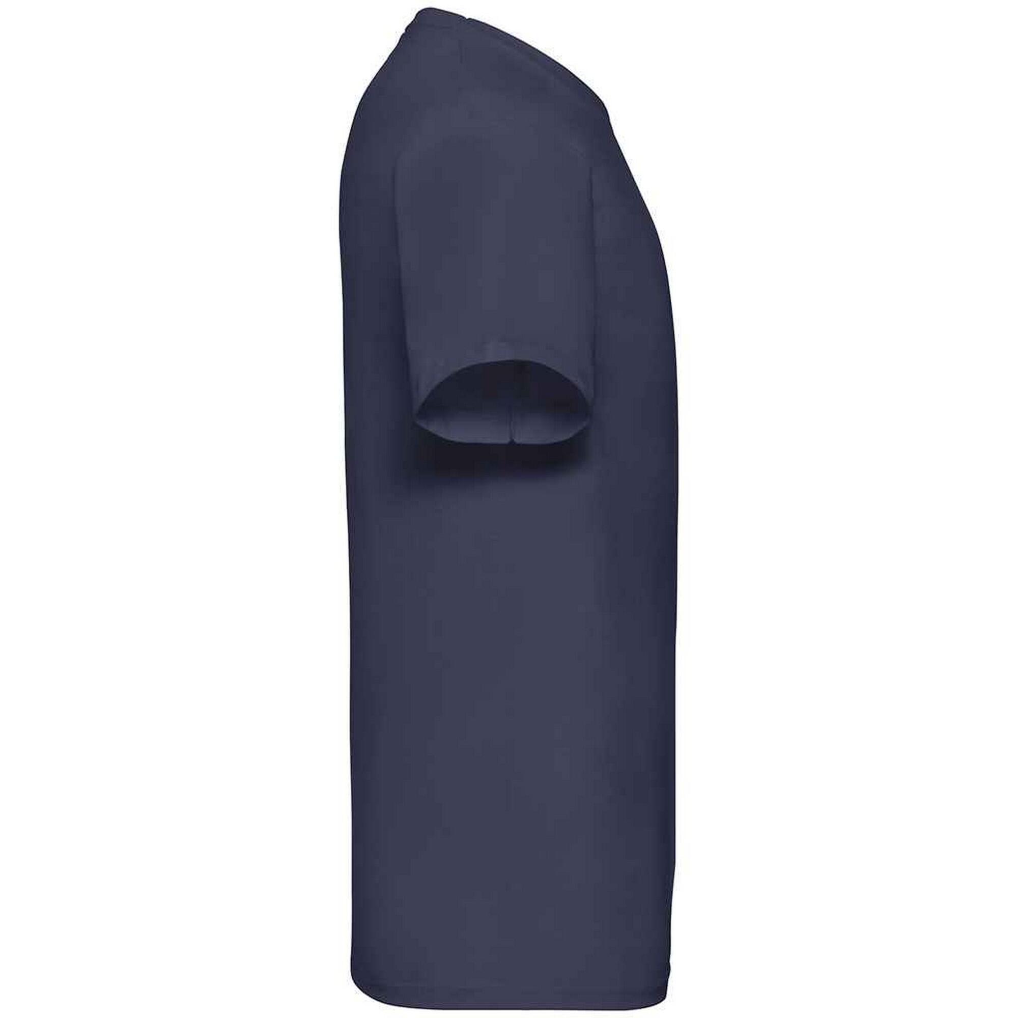 Mens Value V Neck TShirt (Deep Navy) 3/3