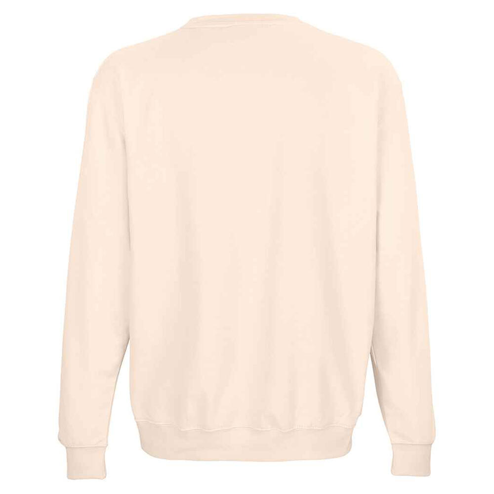 Felpa Girocollo Adulto Unisex SOLS Columbia Crema Rosa 2/4