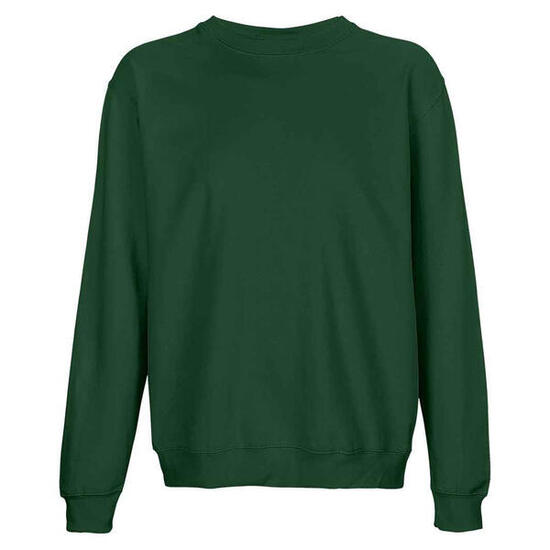 Felpa Girocollo Adulto Unisex SOLS Columbia Verde Bottiglia