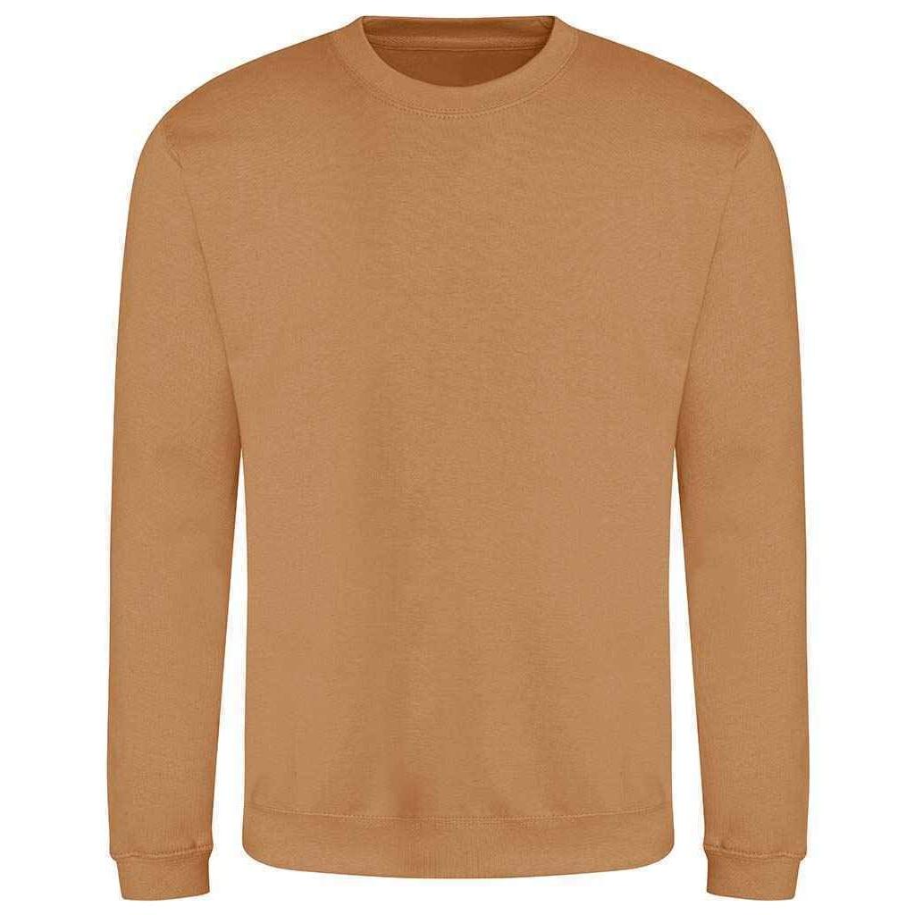 AWDIS Adults Unisex Just Hoods Sweatshirt (Caramel Latte)