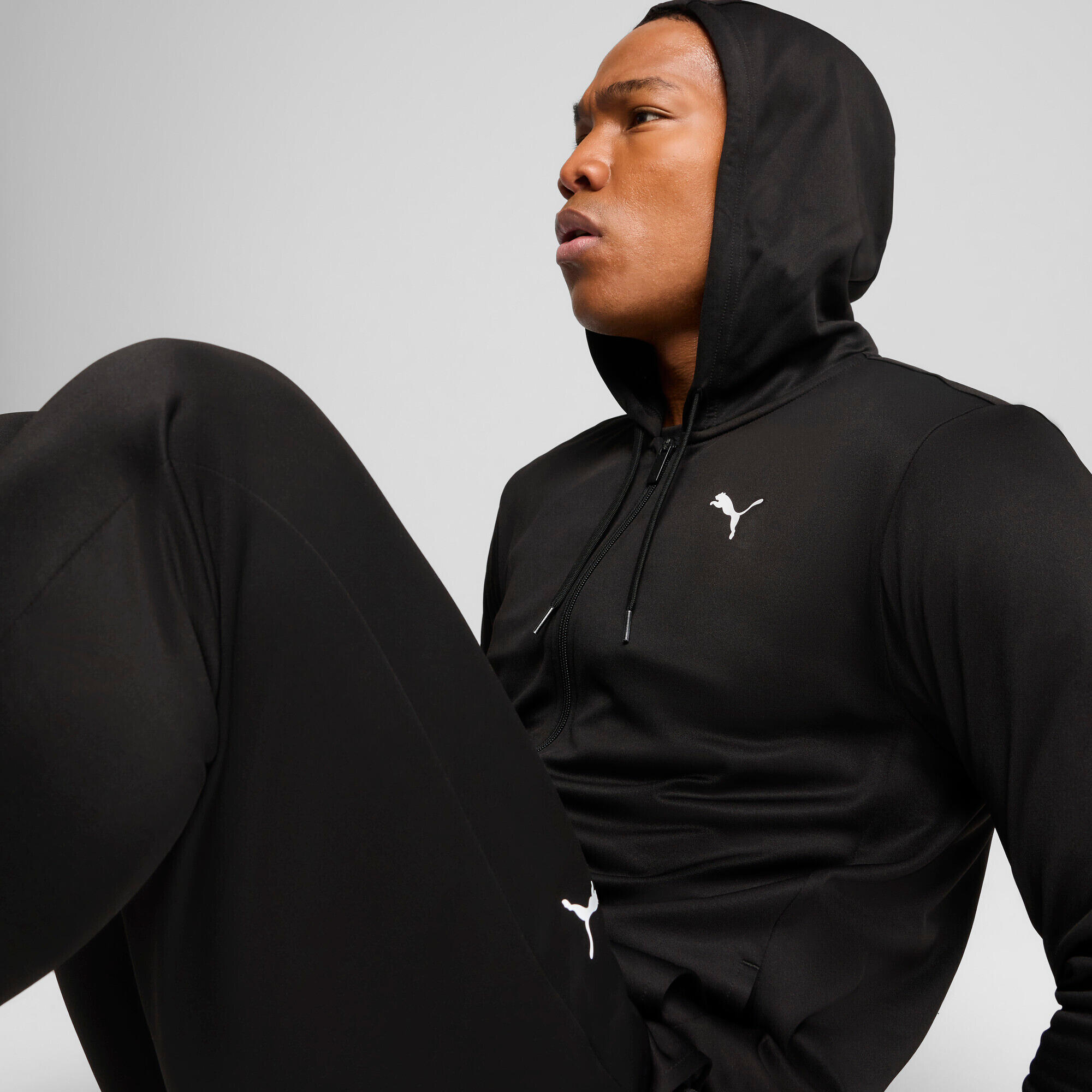 Sudadera con capucha y cremallera Puma TAD Essentials Power Fleece 6/7