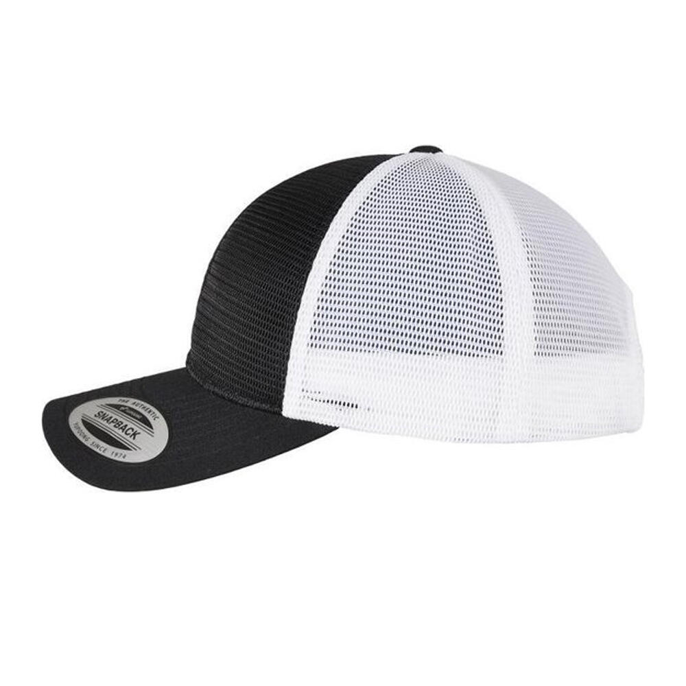 Casquette Motif/style Deux Tons (Noir / Blanc) 3/3