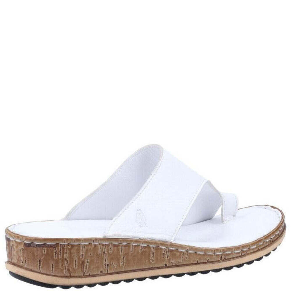 Sandalen "Elissa", Wildleder Damen Weiß/Cremefarbe 2/4