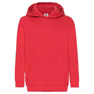 Kinder/kids klassieke hoodie (zwart)