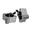 Jeu de colliers CFA Aluminium Pro - 50 mm - 2 Pièces