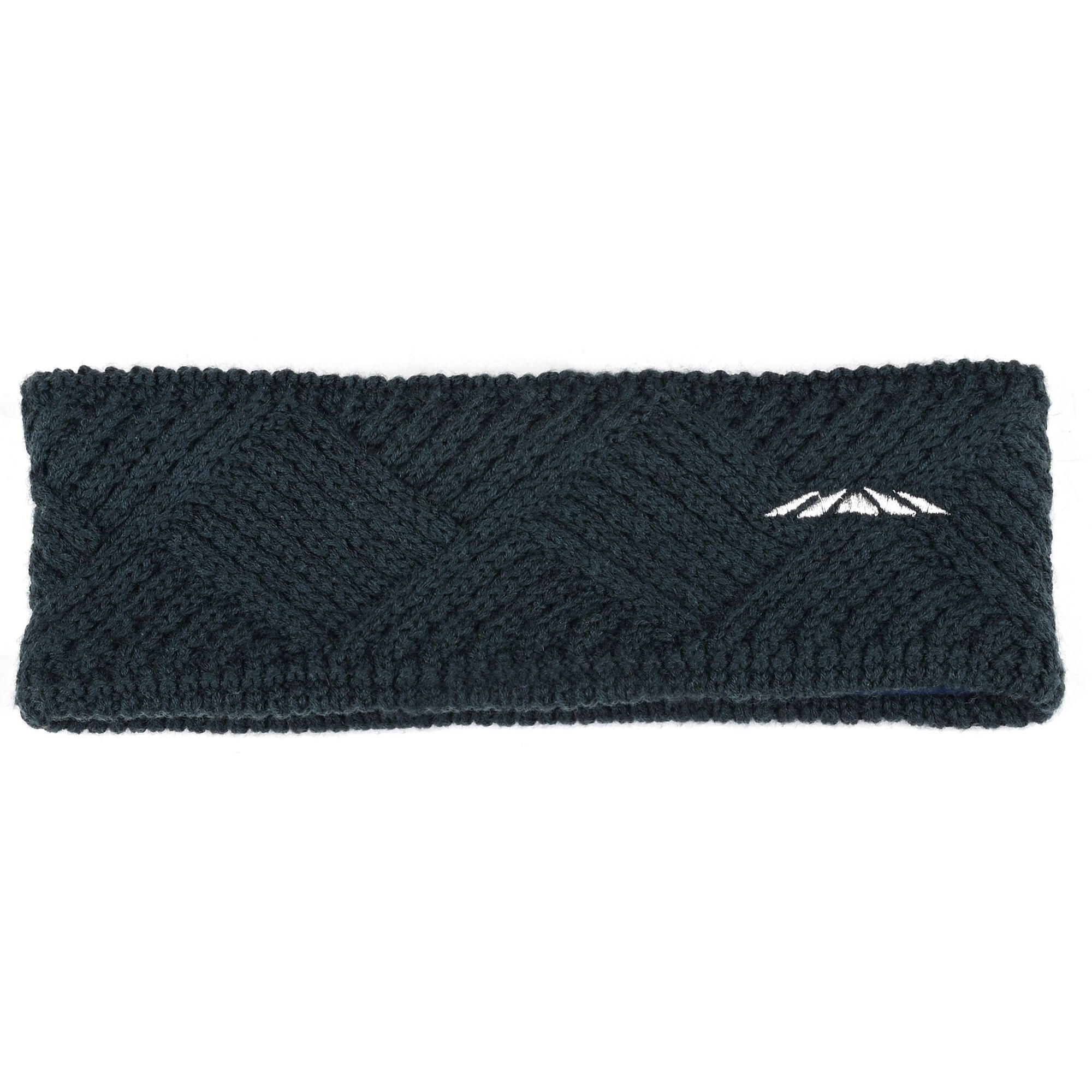 Logo Rib Knit Headband (Pine) 1/2