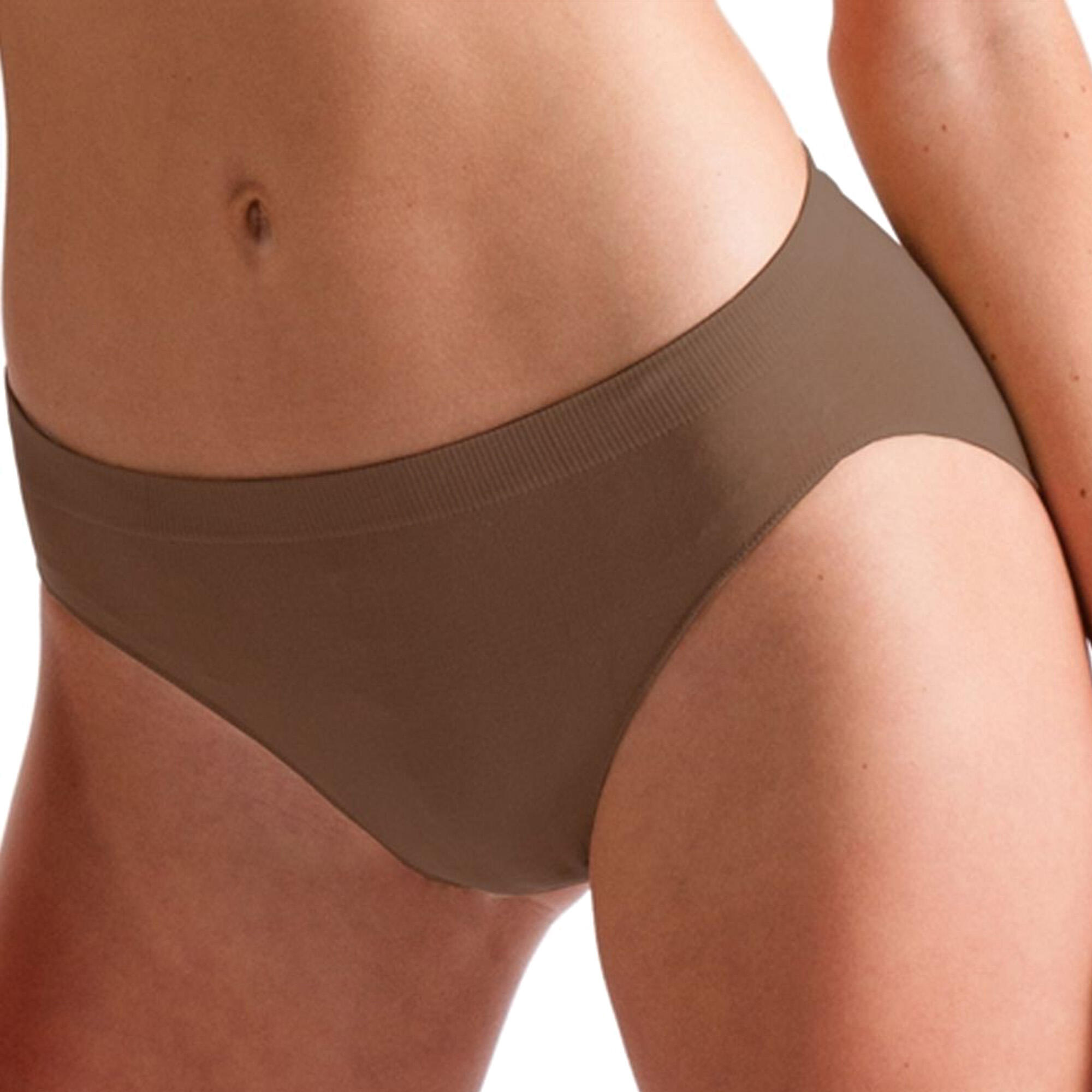 Girls Dance Seamless High Cut Brief (1 Garment) (Dark Nude) 2/3