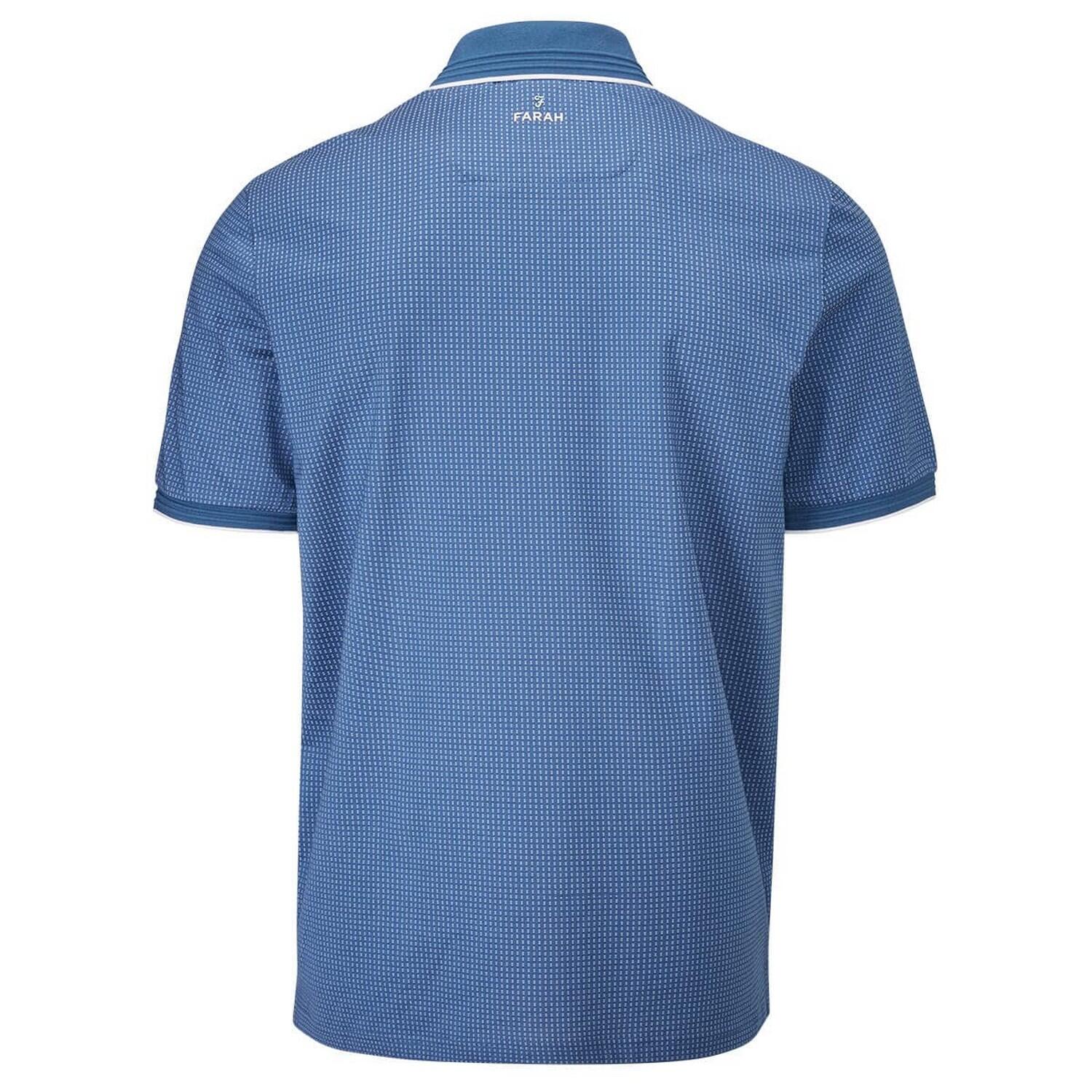 Polo FERRIS Homme (Bleu Pâle / Blanc) 2/4