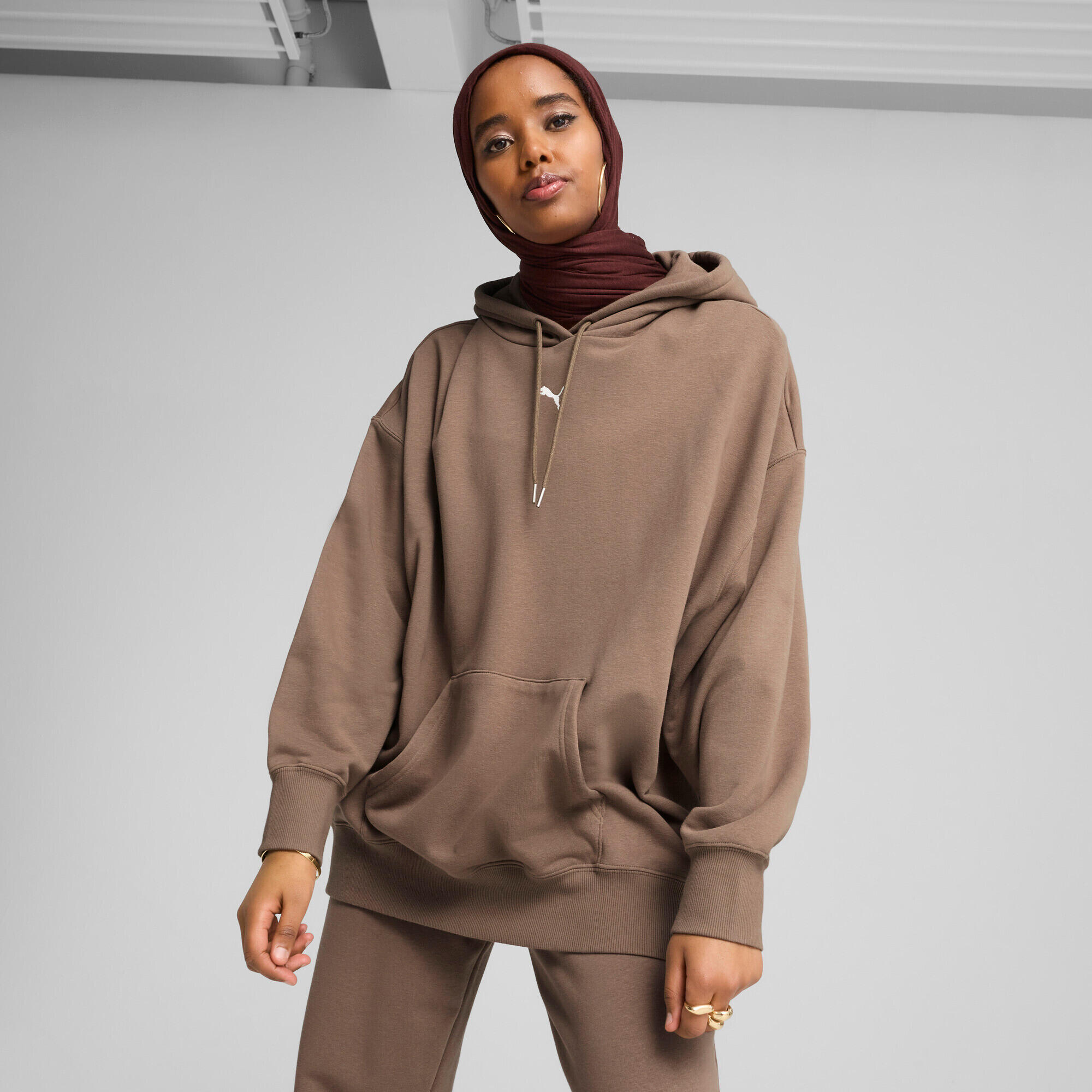 Sweatshirt à capuche oversize femme Puma Essentials TR 2/7