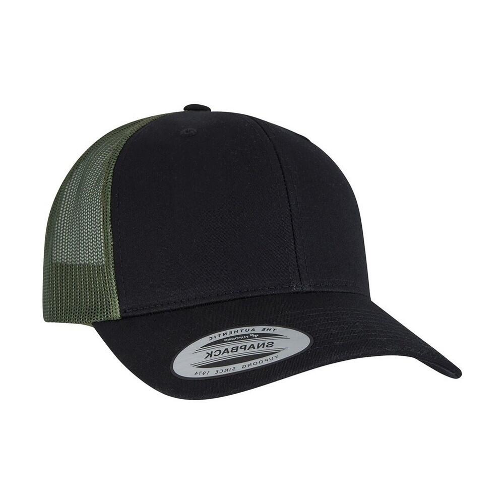 Casquette Trucker RETRO Adulte (Noir / Marron) 2/2
