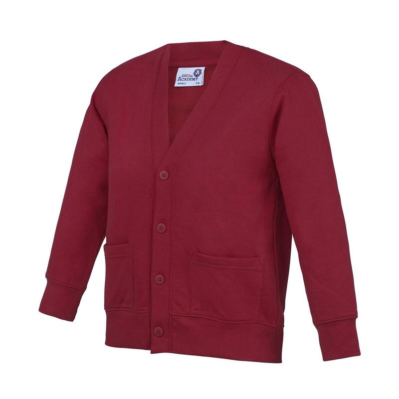 Cardigan ACADEMY Enfant (Rouge Bordeaux)