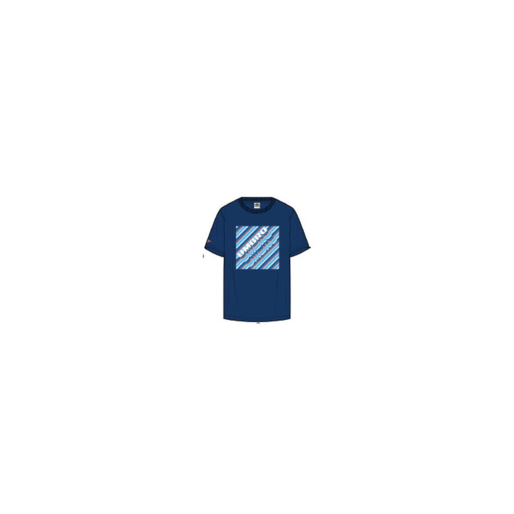 Umbro Men's Gradient Box T-Shirt - Quetzal Blue