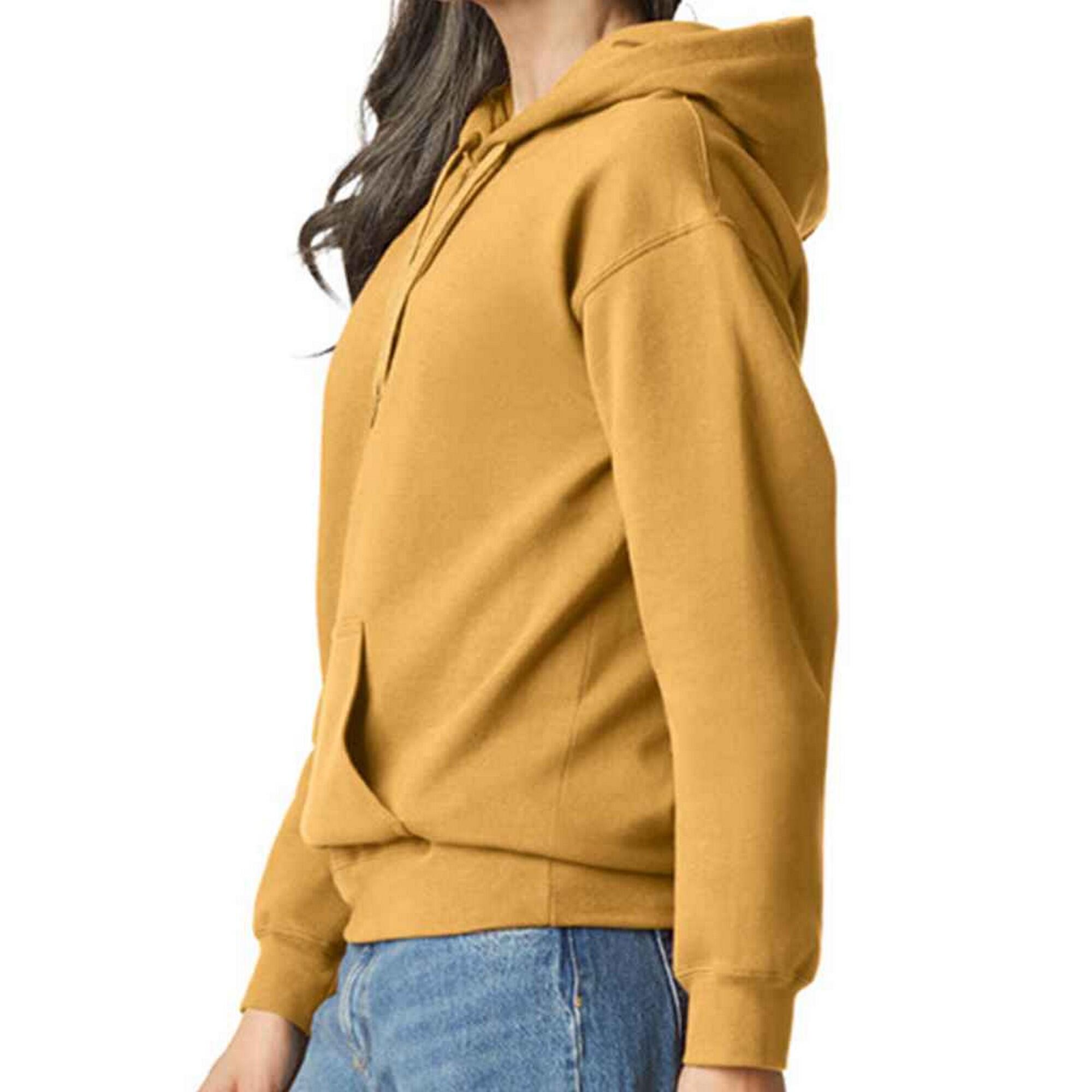 Felpa Con Cappuccio Uomo Gildan Softstyle Mostarda 3/3