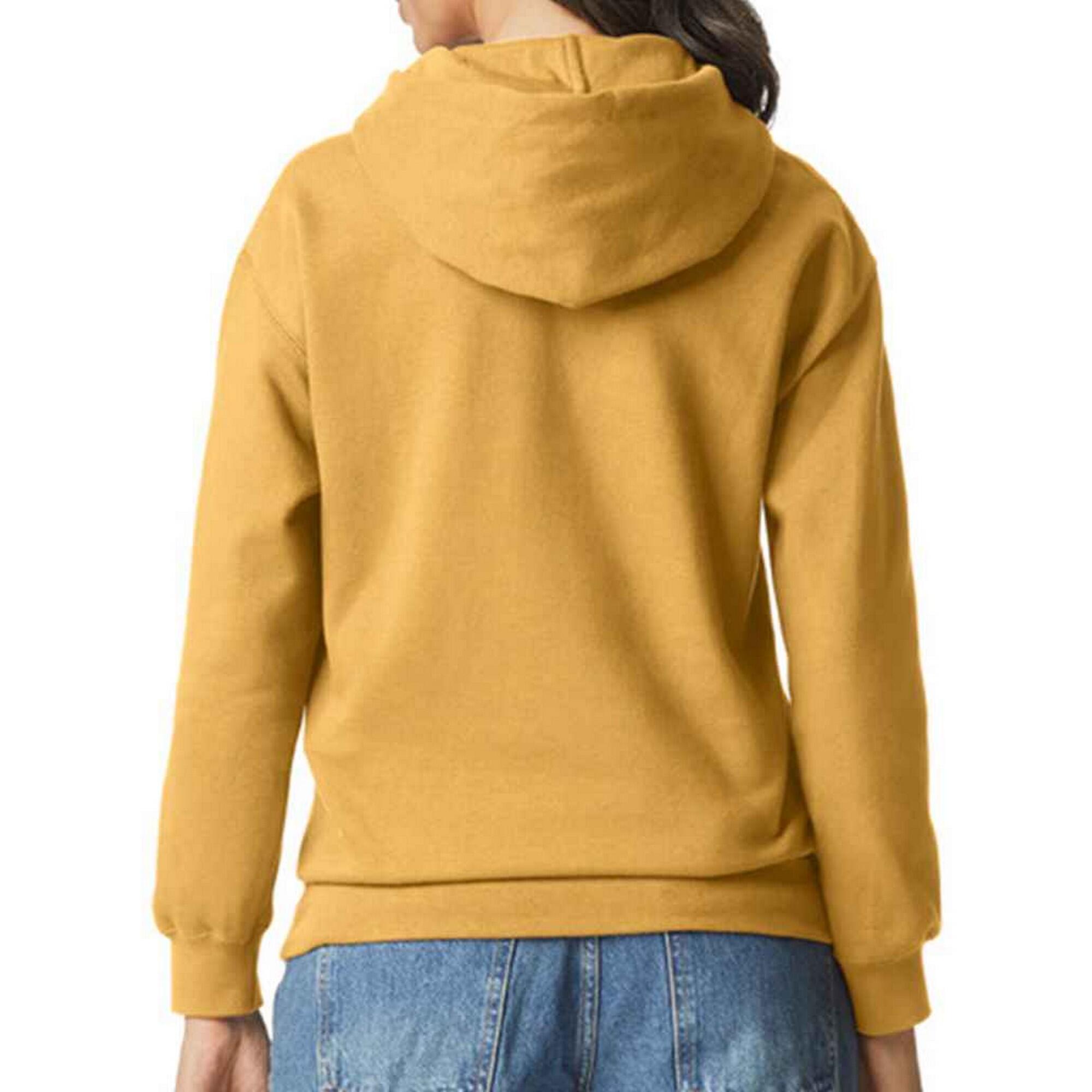 Felpa Con Cappuccio Uomo Gildan Softstyle Mostarda 2/3