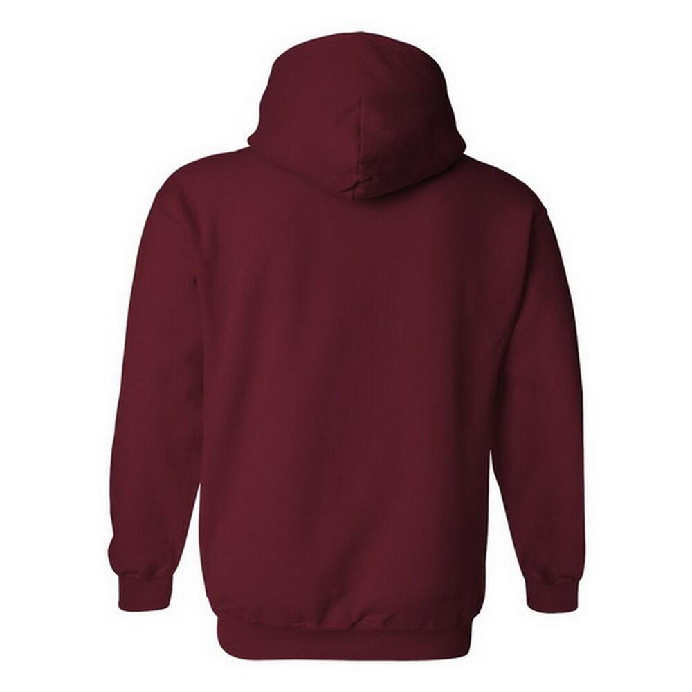 Sweatshirt À Capuche Unisexe (Rouge Grenat) 2/3