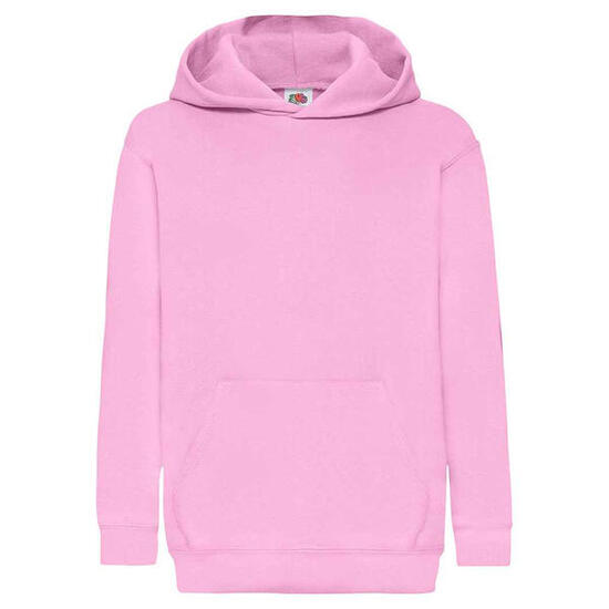 Sweat À Capuche CLASSIC Enfant (Rose Clair)