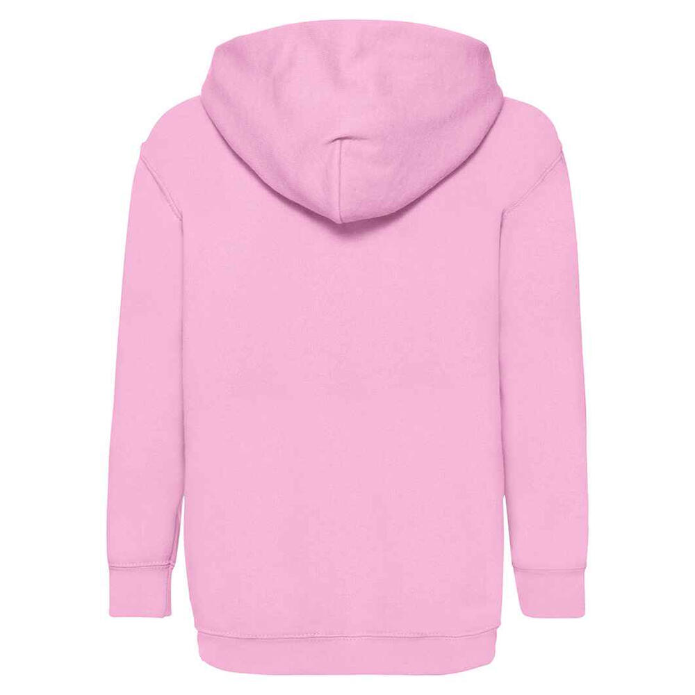 Felpa Con Cappuccio Bambini Fruit Of The Loom Classic Rosa Chiaro 2/3